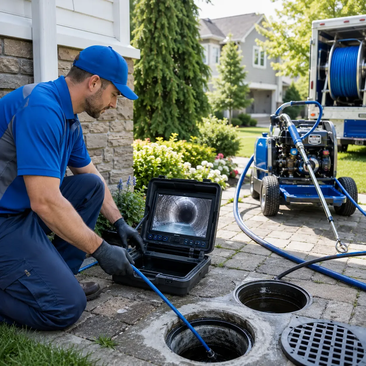 Outdoor drain cleaning professionals serving Coventry, CT